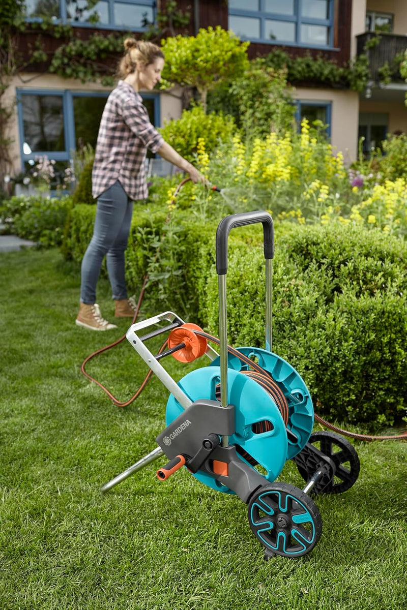 Cleverroll M Easy Metal Set: Hose Trolley