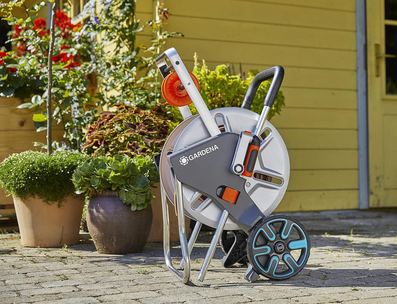Cleverroll M Easy Metal Set: Hose Trolley