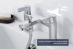 Cli Bsm C Clio Bath Shower Mixer Chrome