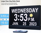 Clock 2.0 with Auto Dst 20 Custom Reminders