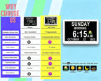 Clock 2.0 with Auto Dst 20 Custom Reminders