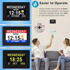 Clock 2.0 with Auto Dst 20 Custom Reminders