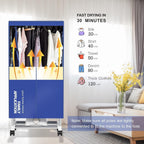 Clothes Dryer Portable Drying Machine with Timer 60inch