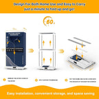 Clothes Dryer Portable Foldable Drying Machine with Timer