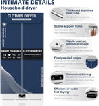 Clothes Dryer Portable Foldable Drying Machine with Timer