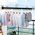 Clothes Drying Rack Wall Mounted Retractable Garment