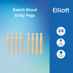 Clothes Pegs with Metal Coil Spring for Firm