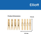 Clothes Pegs with Metal Coil Spring for Firm