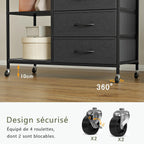 Clothes Rack Heavy Duty Rail Clothing for Bedroom