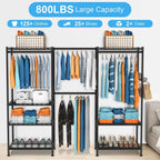 Clothes Rack for Hanging Adjustable