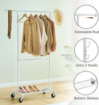 Clothes Rail 2 Tier Rack
