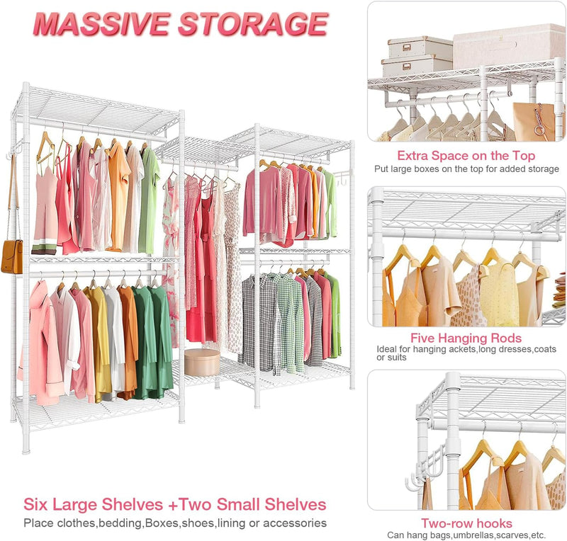 Clothes Rail Clothing Rails for Hanging Metal Rack