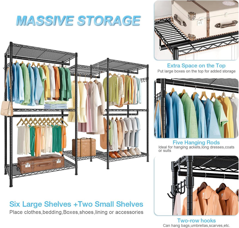 Clothes Rail Clothing Rails for Hanging Metal Rack