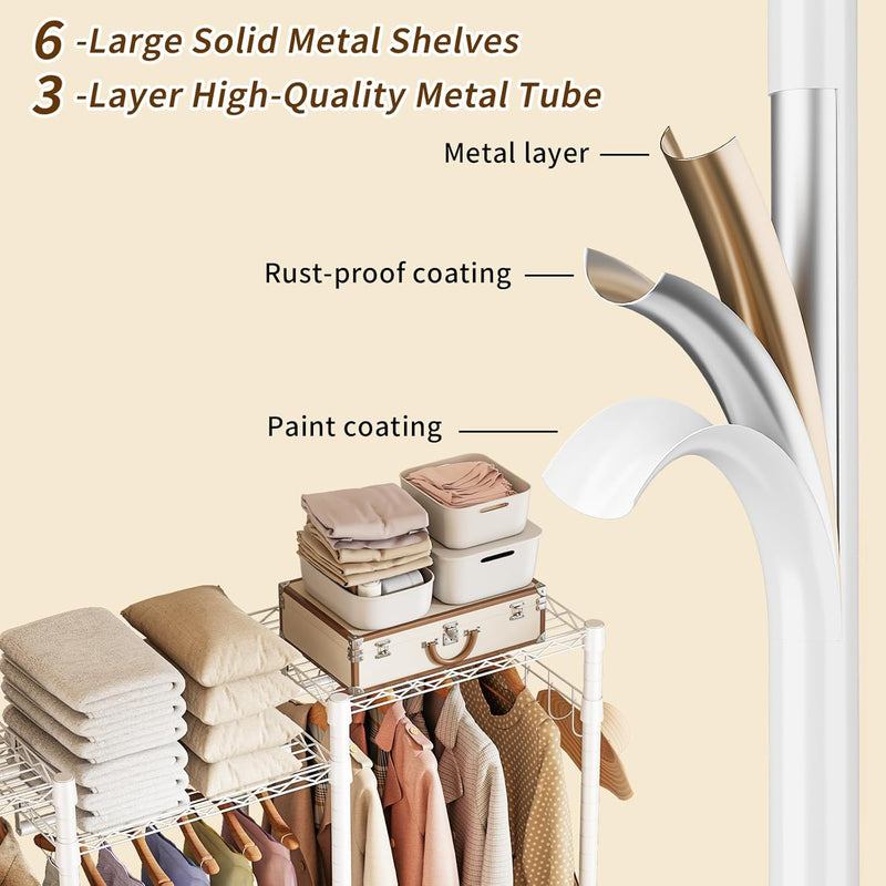 Clothes Rail for Bedroom 372KG