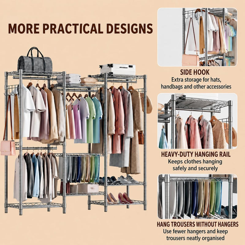 Clothes Rail for Bedroom 372KG