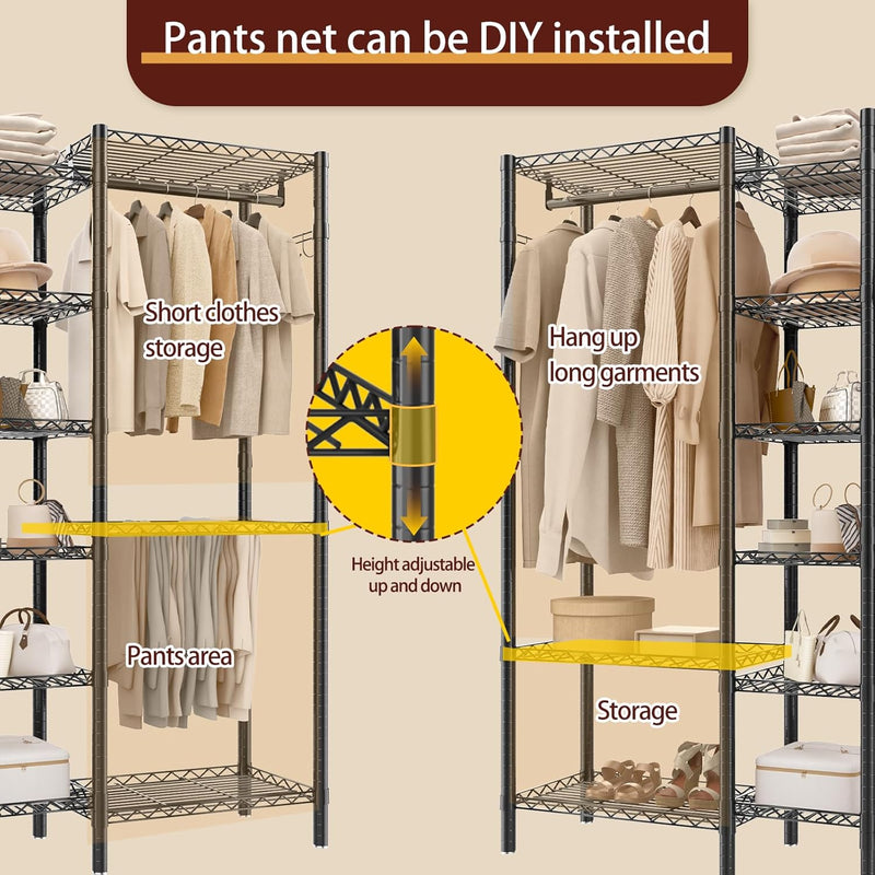 Clothes Rail for Bedroom 372KG