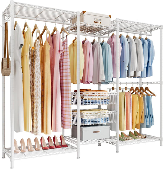 Clothes Rail Heavy Duty Clothing 155x40x182CM