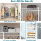 Clothes Rail Heavy Duty Clothing 155x40x182CM