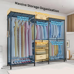Clothes Rail Heavy Duty Clothing 155x40x182CM