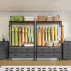 Clothes Rail Heavy Duty for Hanging with 4