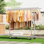 Clothes Rail Heavy Duty Rack on Wheels