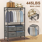 40d X 90w X 189h CM - Black
