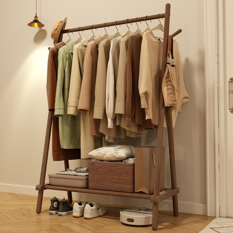 Clothes Rail Rack with Shelf and Hook Sturdy
