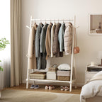 Clothes Rail Rack with Shelf and Hook Sturdy