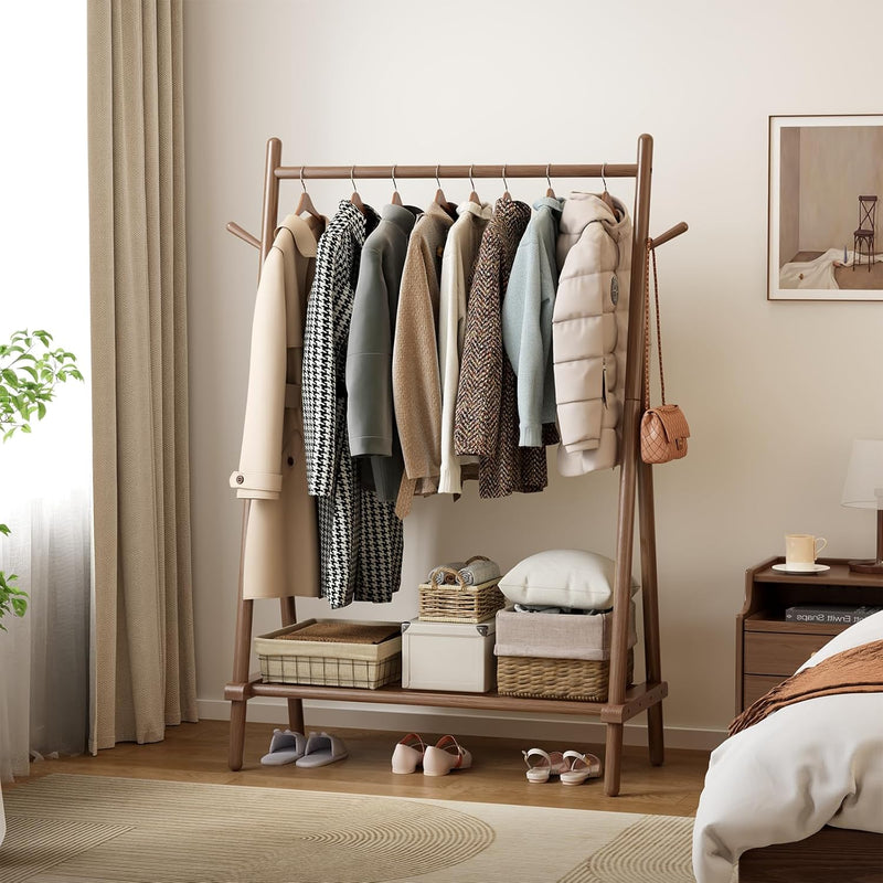 Clothes Rail Rack with Shelf and Hook Sturdy
