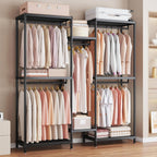 Clothes Rail Tall Metal Open Wardrobe