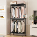 Clothes Rail Tall Metal Open Wardrobe