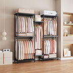 Clothes Rail Tall Metal Open Wardrobe