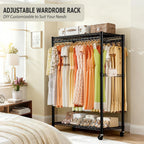 Clothes Rail with 4 Rods
