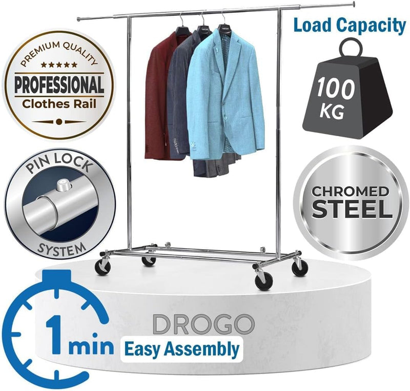 Clothes Rail with Cover