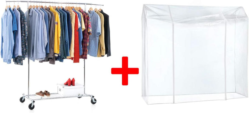 Clothes Rail with Cover