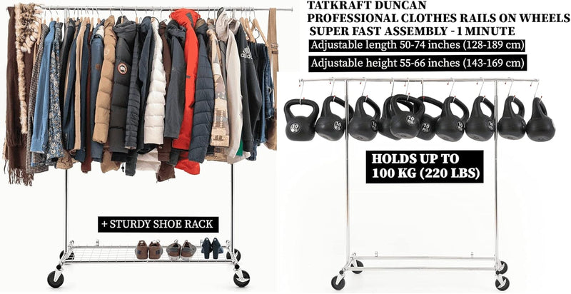 Clothes Rail with Cover