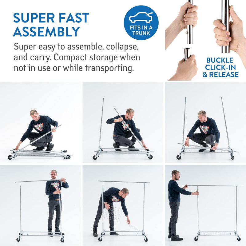 Clothes Rail with Cover