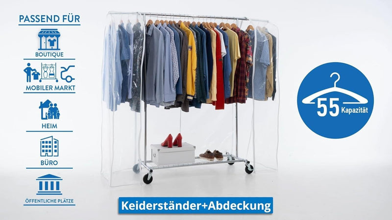 Clothes Rail with Cover