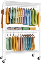 Clothes Rail with Storage Shelves