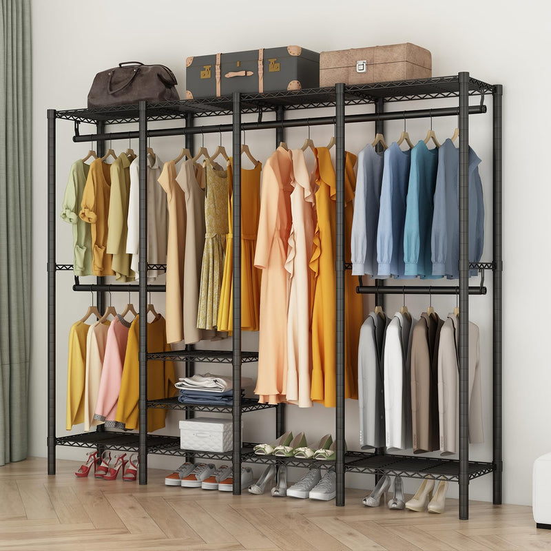 Clothes Rails Heavy Duty Clothing Rail Freestanding Wardrobe