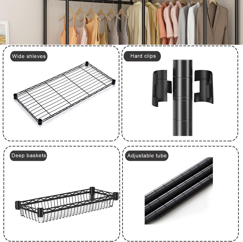 Clothes Rails Heavy Duty Clothing Rail Garment Rack