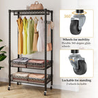 Clothes Rails with Wheels