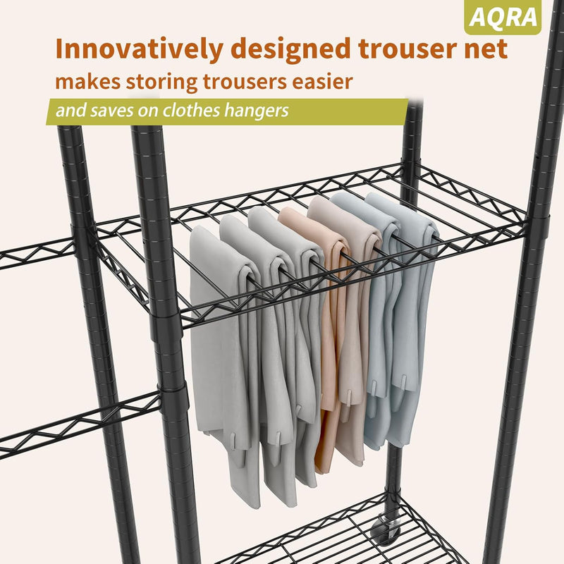 Clothing Rail Clothes Rack 147cmx44cmx197CM 275KG