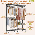 Clothing Rail Clothes Rack 147cmx44cmx197CM 275KG