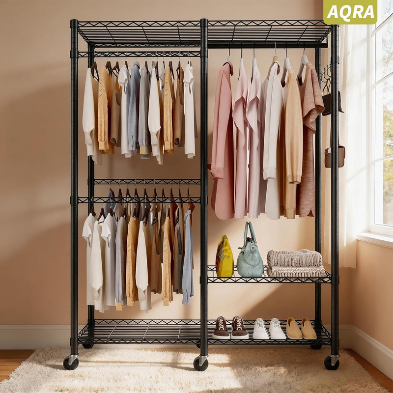 Clothing Rail Clothes Rack 147cmx44cmx197CM 275KG