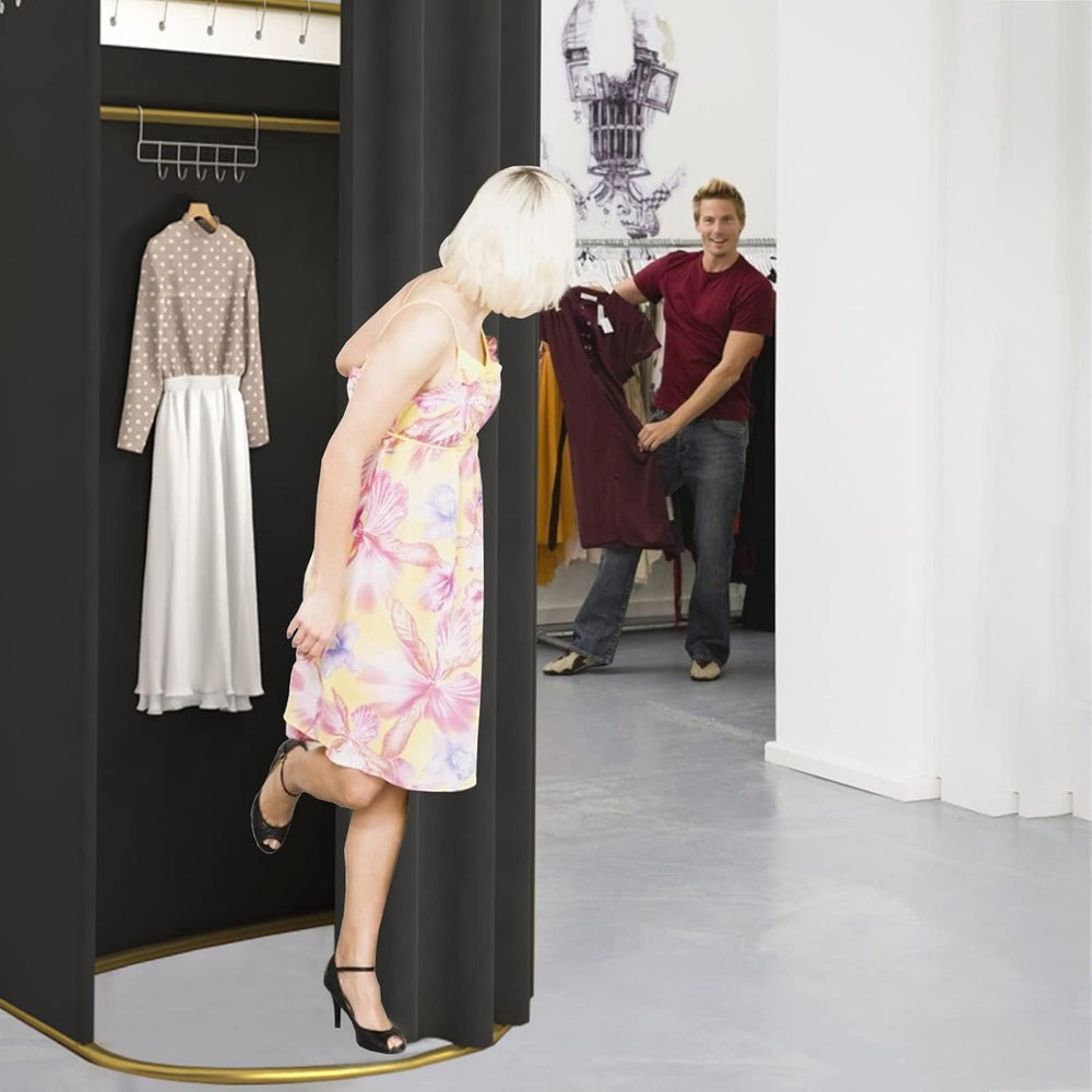 Clothing Store Fitting Room with Shading Curtain Portable