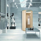 Clothing Store Fitting Room with Shading Curtain Portable