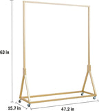 Clothing Store Modern Rolling Display Stands with Wheels