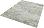 Cloud Modern Shiny Abstract Marbled Pattern Rug Hallway