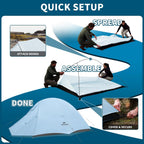 Cloud Up 2 Person Backpacking Tent Waterproof Double